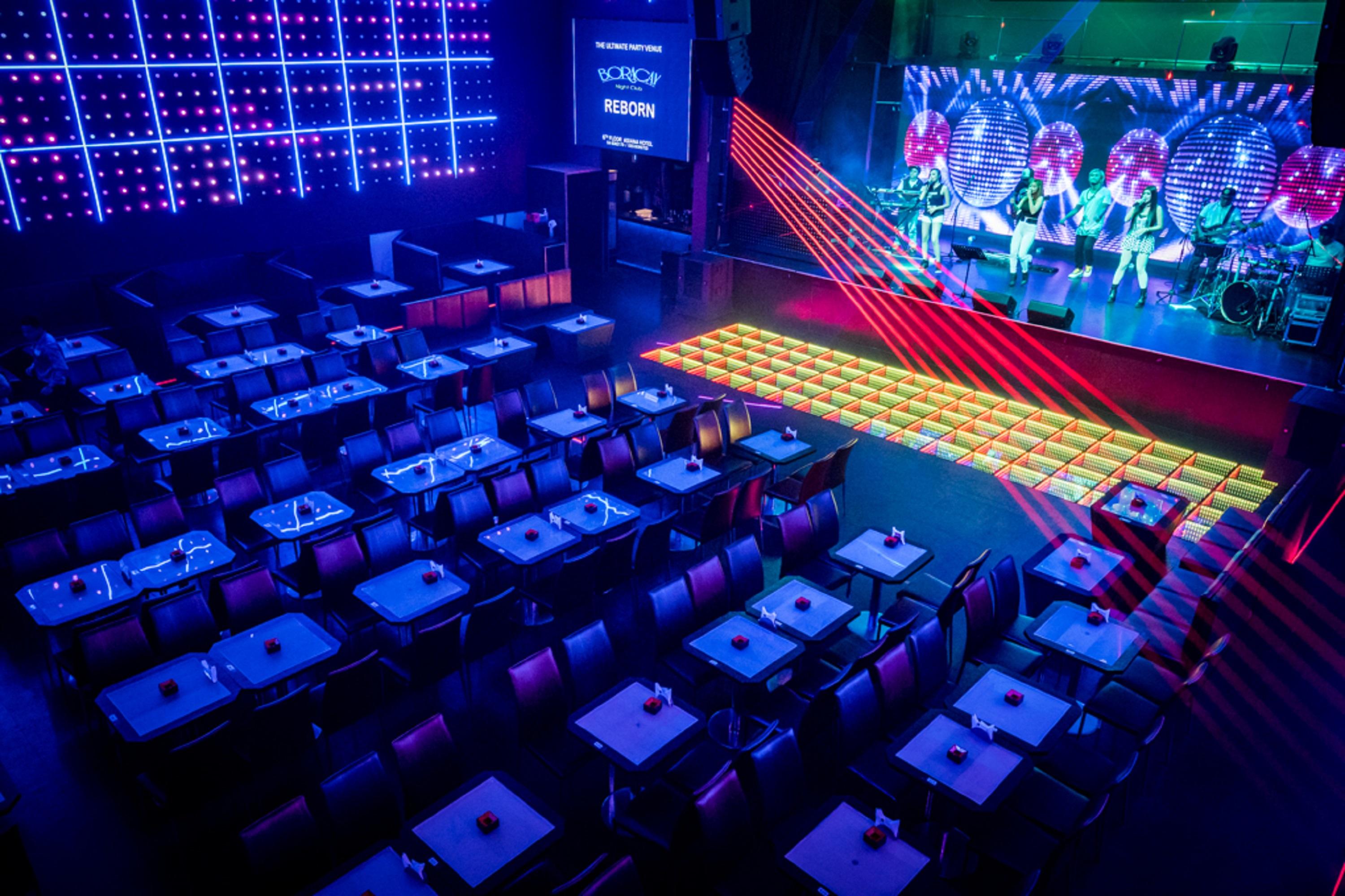 Asiana Hotel Dubai Exterior foto Interior of the nightclub