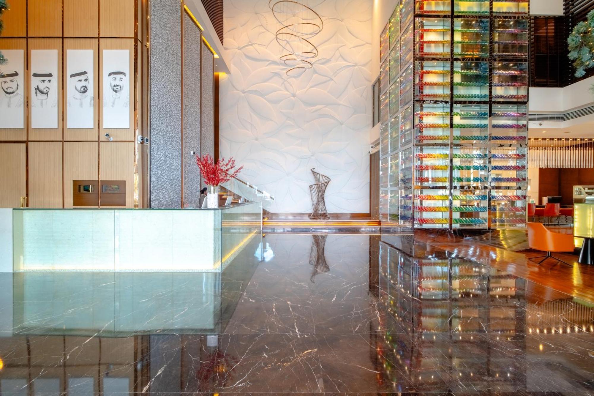 Asiana Hotel Dubai Exterior foto The lobby of the hotel
